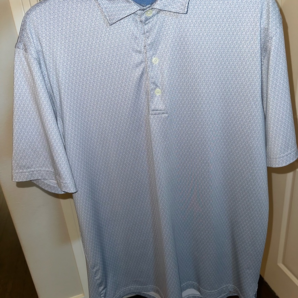 Johnnie-O Men’s Light Blue Polo Shirt